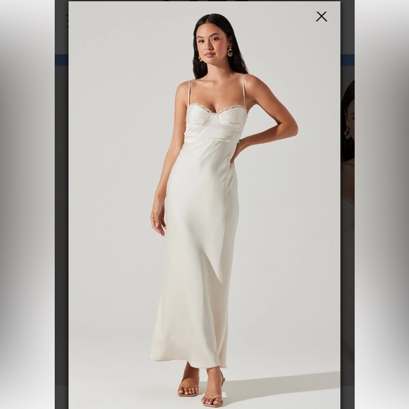chinese dress ladies Florianne Satin Maxi Dress main image 1